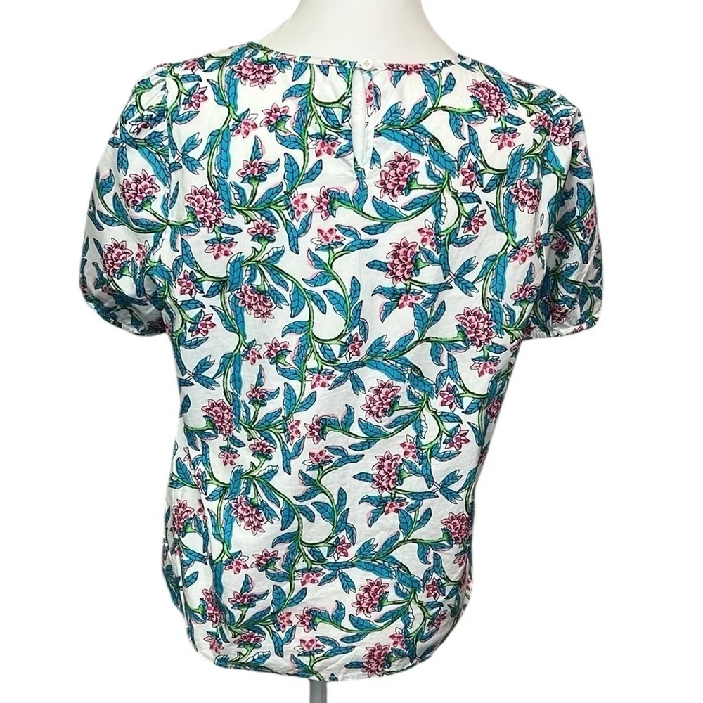 J Crew Floral Blouse - Picture 4 of 6